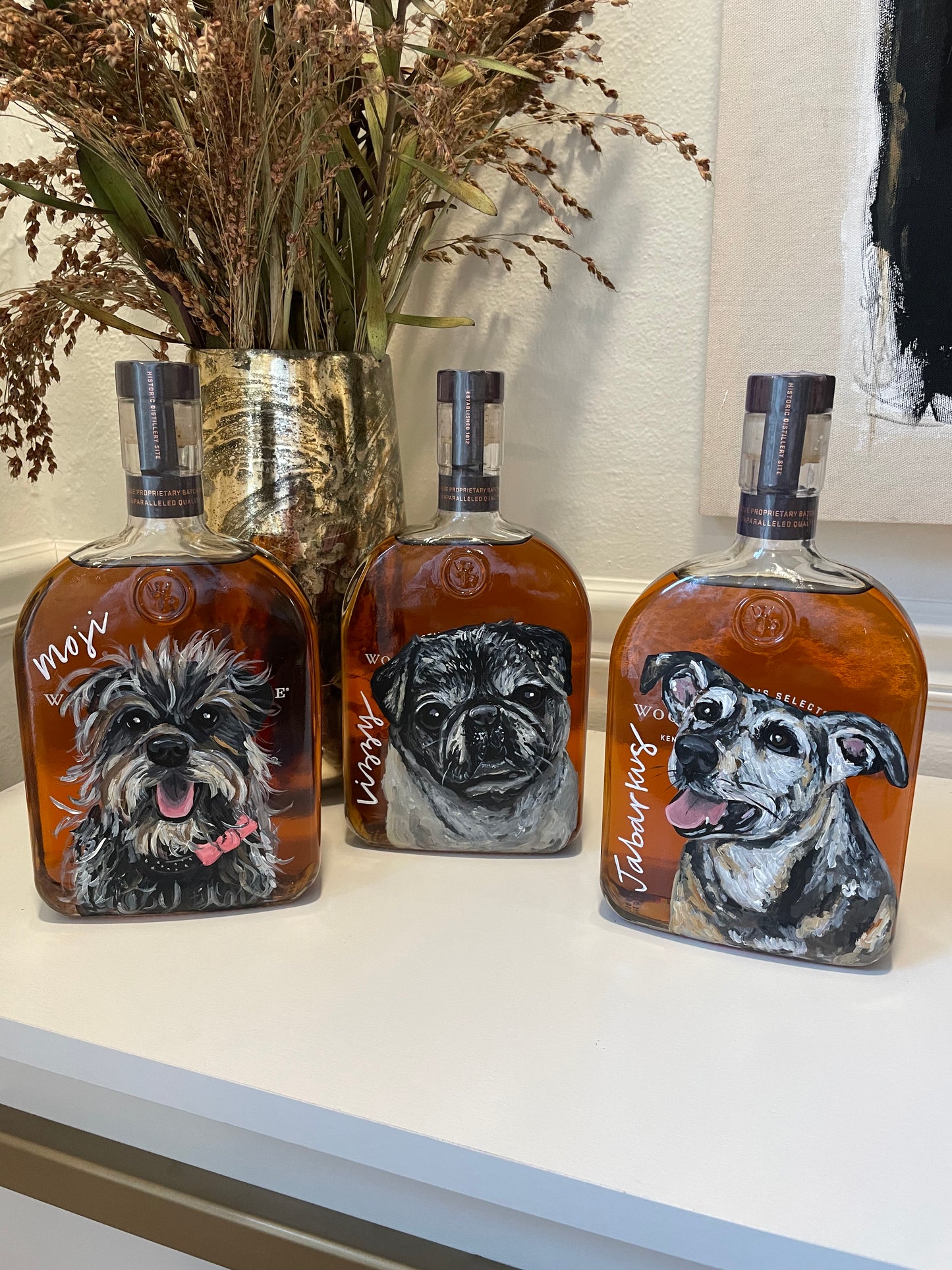 Custom Portrait on Bottle