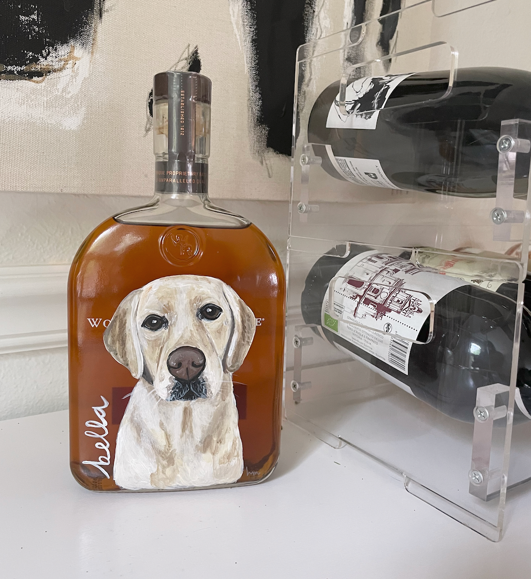 Custom Portrait on Bottle